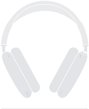 Ilustracja przedstawiająca AirPods Max 2 od przodu, z widoczną szerokością 168,6 mm.
